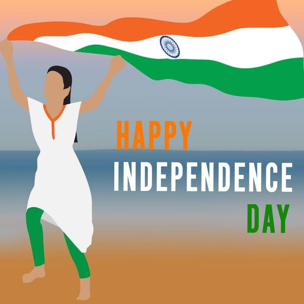 Wishing you all a very happy Independence Day. - Independence Day - 15 August Messages