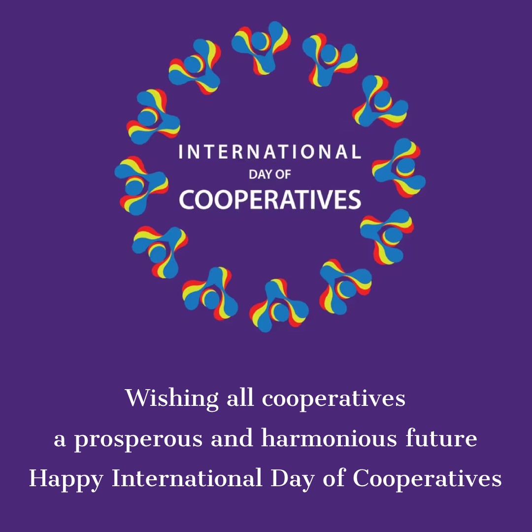 Wishing all cooperatives a prosperous and harmonious future. Happy ...