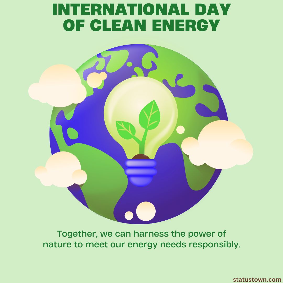 Together, we can harness the power of nature to meet our energy needs responsibly.