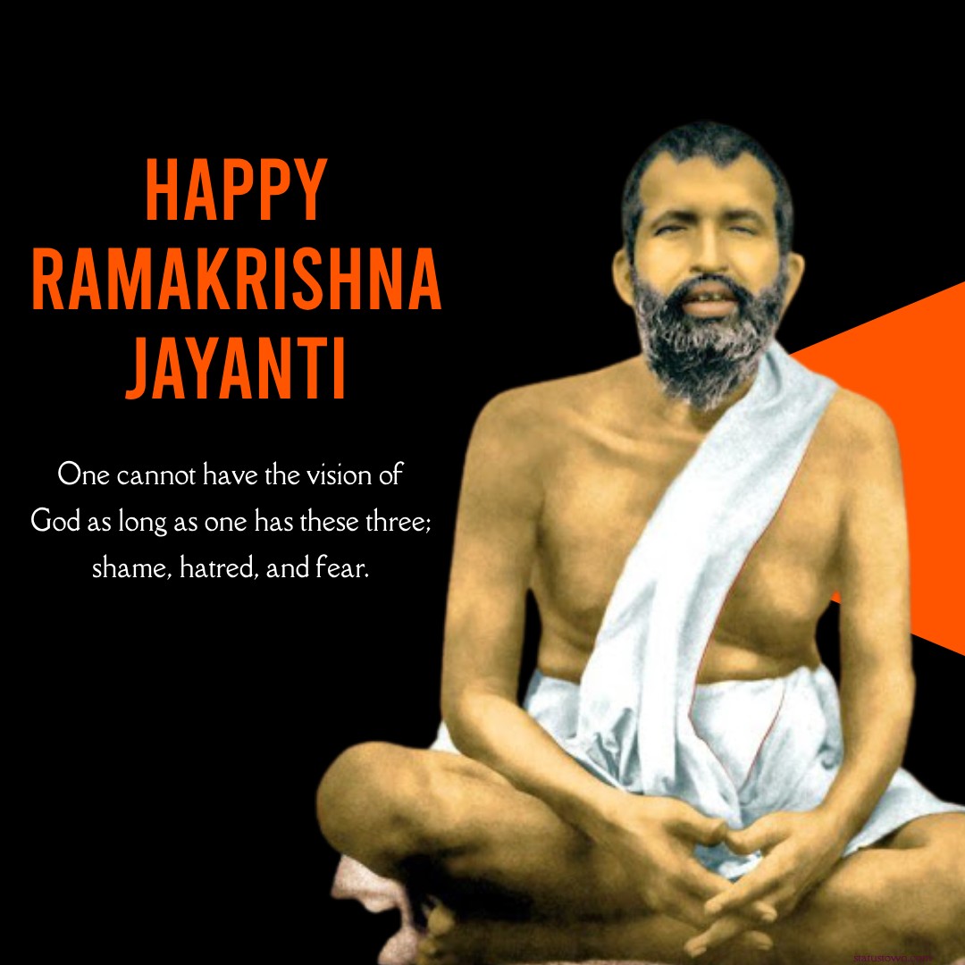 Ramakrishna Jayanti Wishes, Messages and status
