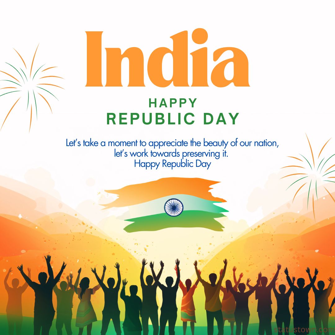 Let’s take a moment to appreciate the beauty of our nation, let’s work towards preserving it. Happy Republic Day!