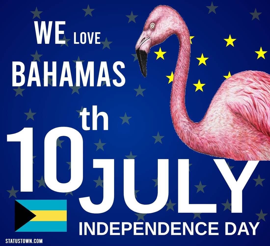 On this Bahamas occasion of Bahamas Independence Day, spread the love and joy with the beautiful people of the Bahamas. - The Bahamas Independence Day Messages wishes, messages, and status