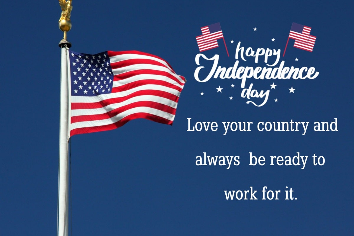 united states independence day messages Text