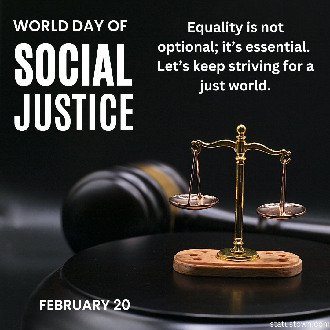 Equality is not optional; it’s essential. Let’s keep striving for a just world.