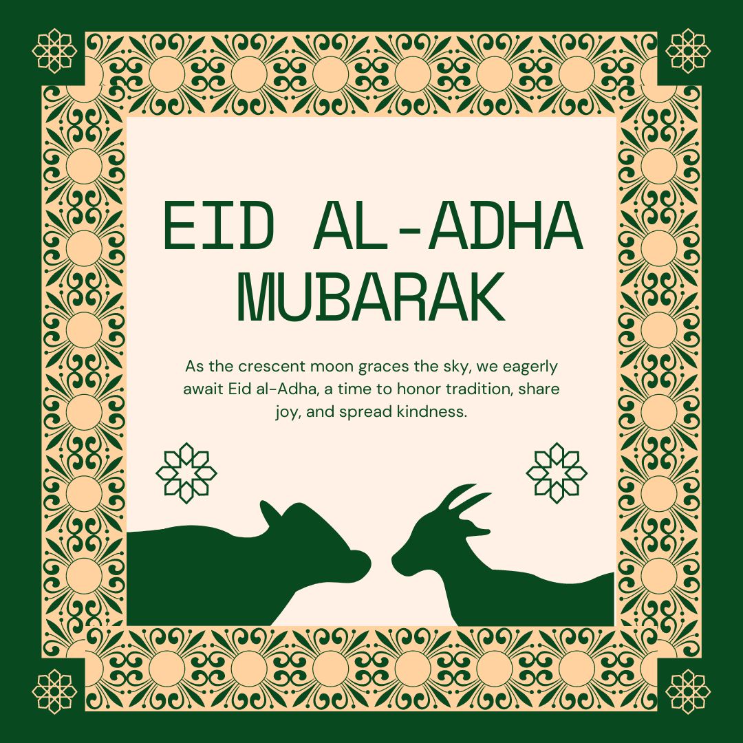 May this Eid bring you and your loved ones closer together and fill your hearts with happiness. Eid Mubarak! - Eid al-Adha Messages wishes, messages, and status