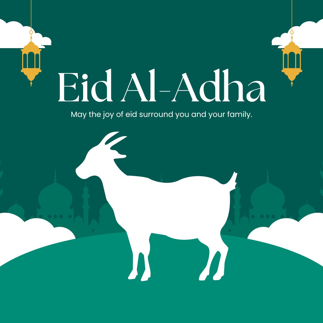 On this joyous occasion of Eid al-Adha, may all your sacrifices be accepted and your prayers be answered. Eid Mubarak! - Eid al-Adha Messages wishes, messages, and status