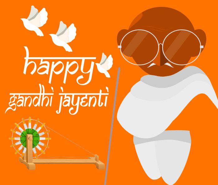 Democracy necessarily means a conflict of will and ideas, involving sometimes a war to the knife between different ideas. - gandhi jayanti Status