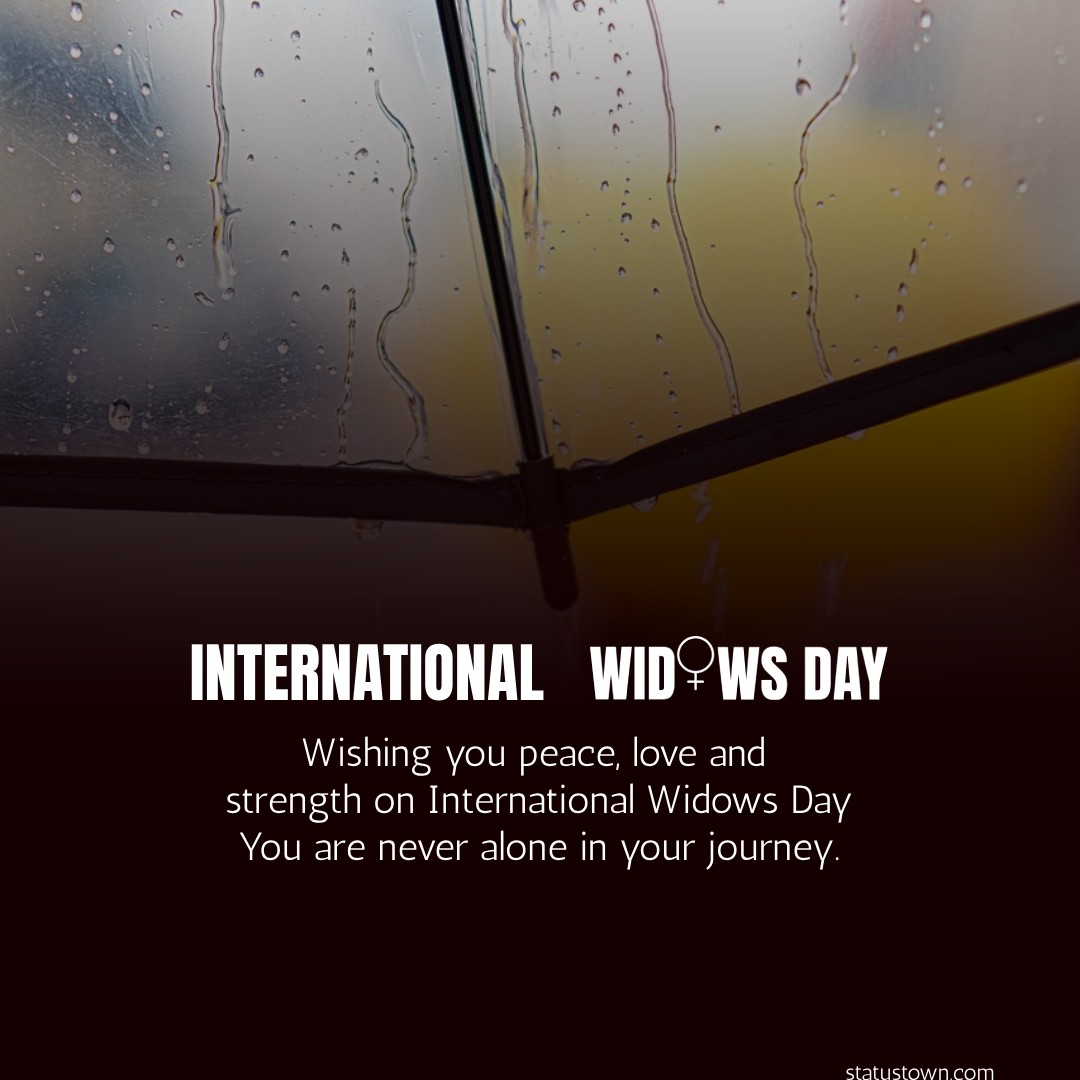 International Widows Day Wishes, Messages and status
