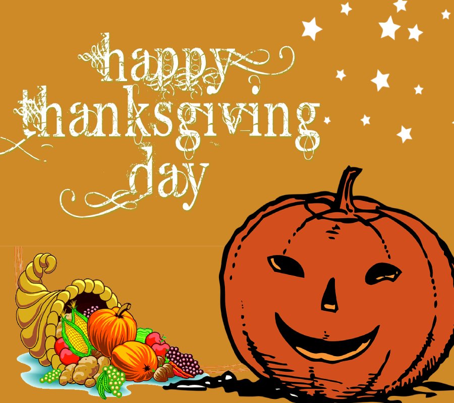 Wishing you a harvest of blessings, good health and good times. Happy Thanksgiving day! - thanksgiving messages