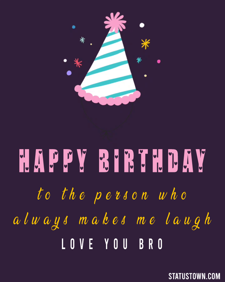 Happy Birthday GIF Images for Brother