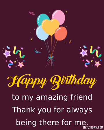 New Birthday Wishes for Friend Greeting Images