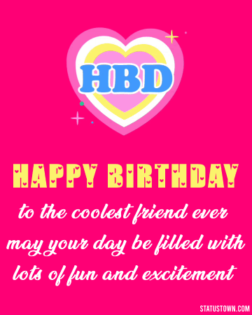 Happy Birthday GIF Images for Friend