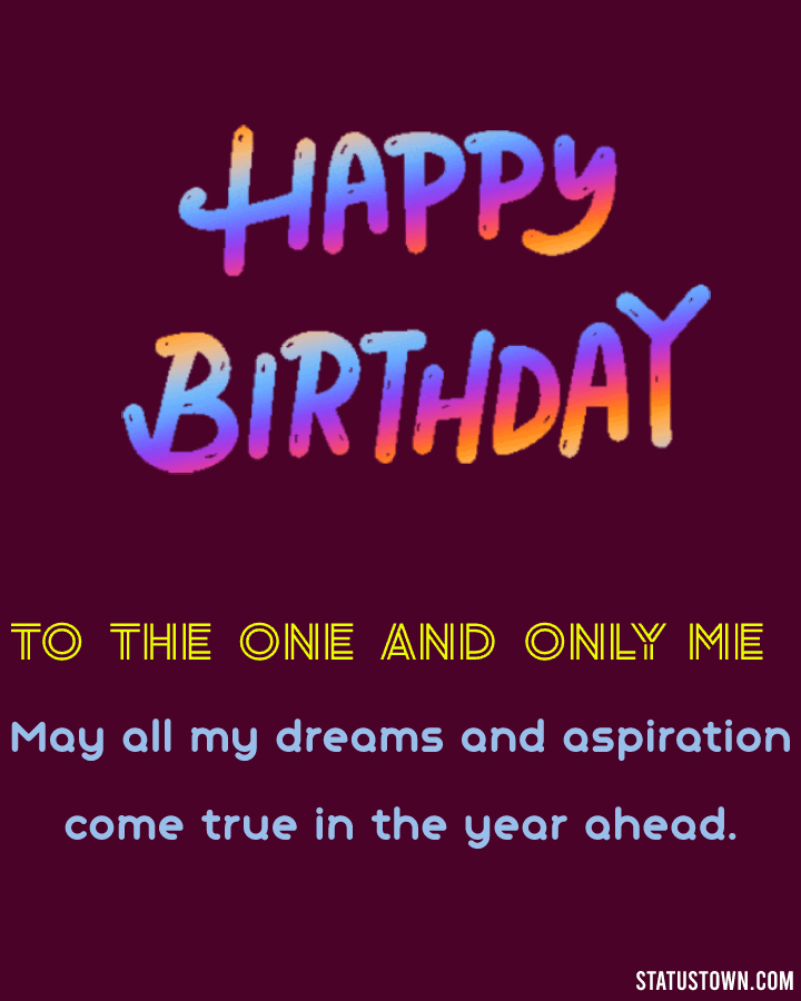 New Birthday Wishes for Myself GIF Images
