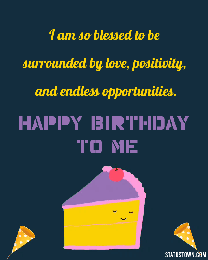 Best Birthday Wishes for Myself GIF Images