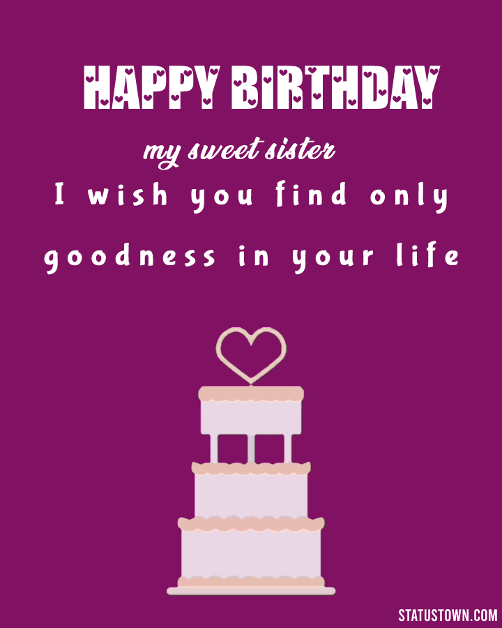 Best Birthday Wishes for Sister GIF Images