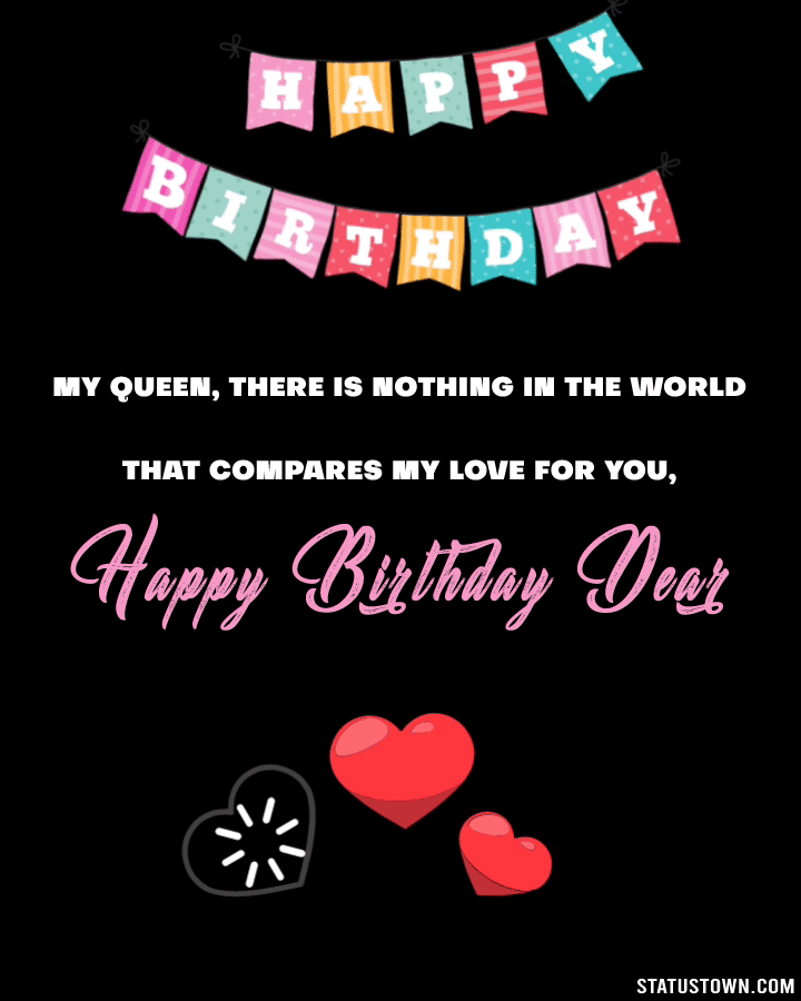 New Birthday Wishes for Wife GIF Images