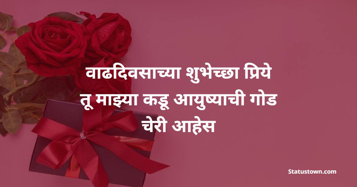 Amazing birthday wishes for girlfriend in marathi