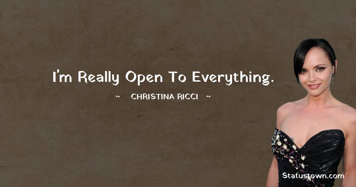 Christina Ricci Quotes, Thoughts and Images