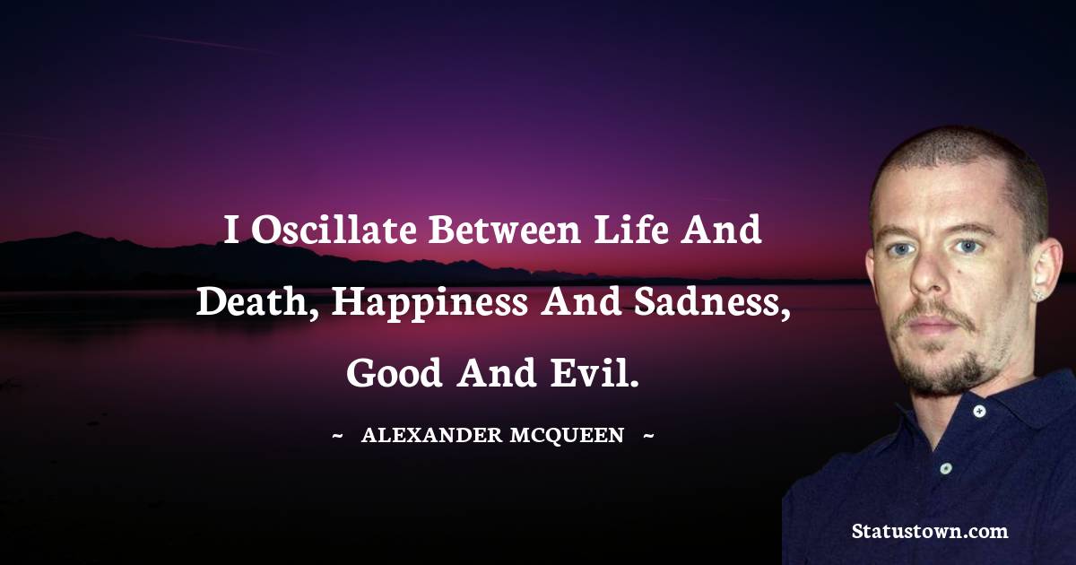 Alexander McQueen Positive Thoughts