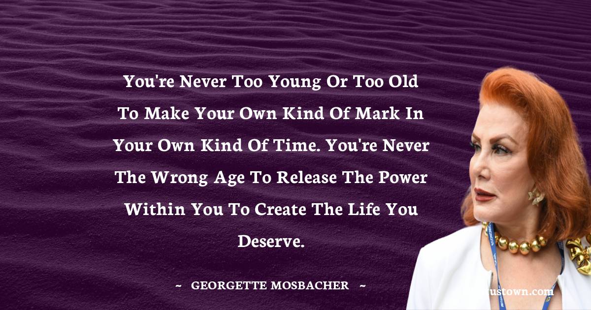 Georgette Mosbacher Messages Images