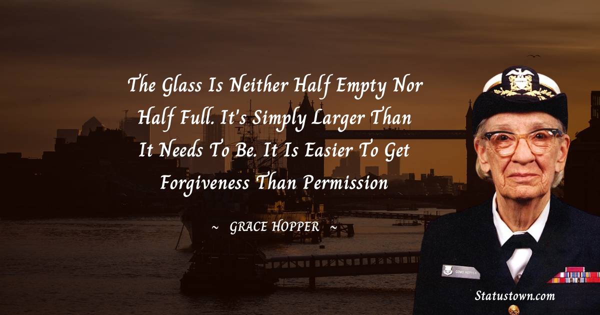 Grace Hopper Positive Thoughts
