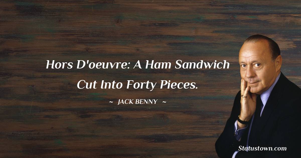 Jack Benny Positive Thoughts