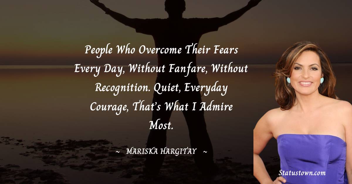 Mariska Hargitay Unique Quotes