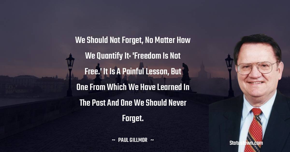 Paul Gillmor Thoughts