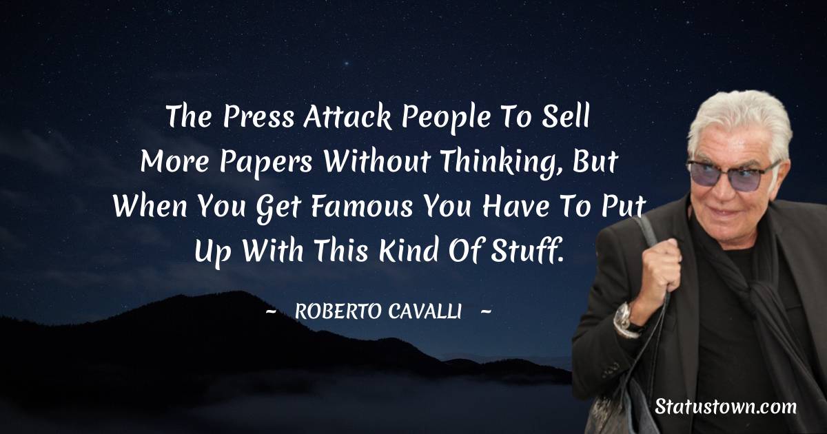 Roberto Cavalli Messages