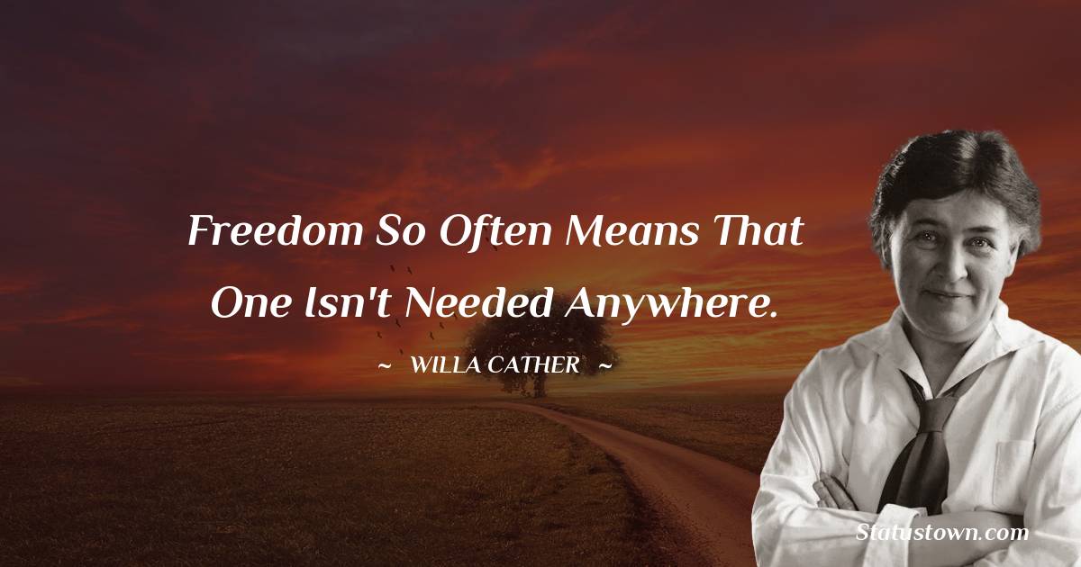 Simple Willa Cather Quotes