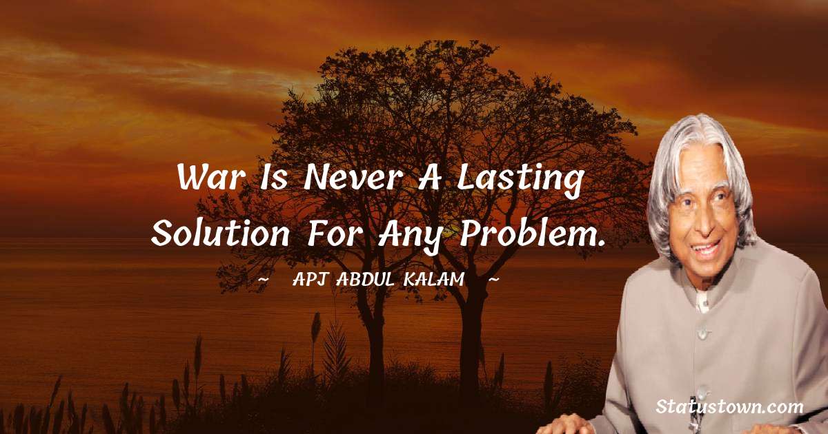 A P J Abdul Kalam Thoughts
