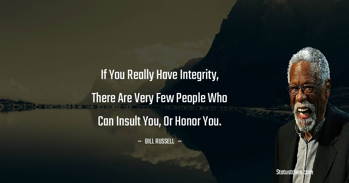 Bill Russell Unique Quotes