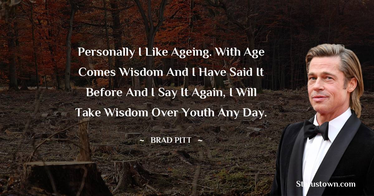 Brad Pitt  Motivational Quotes