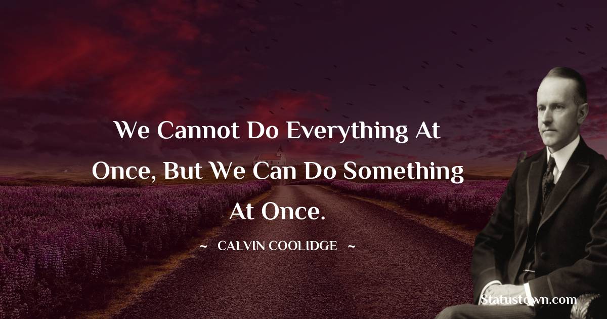 Unique Calvin Coolidge Thoughts