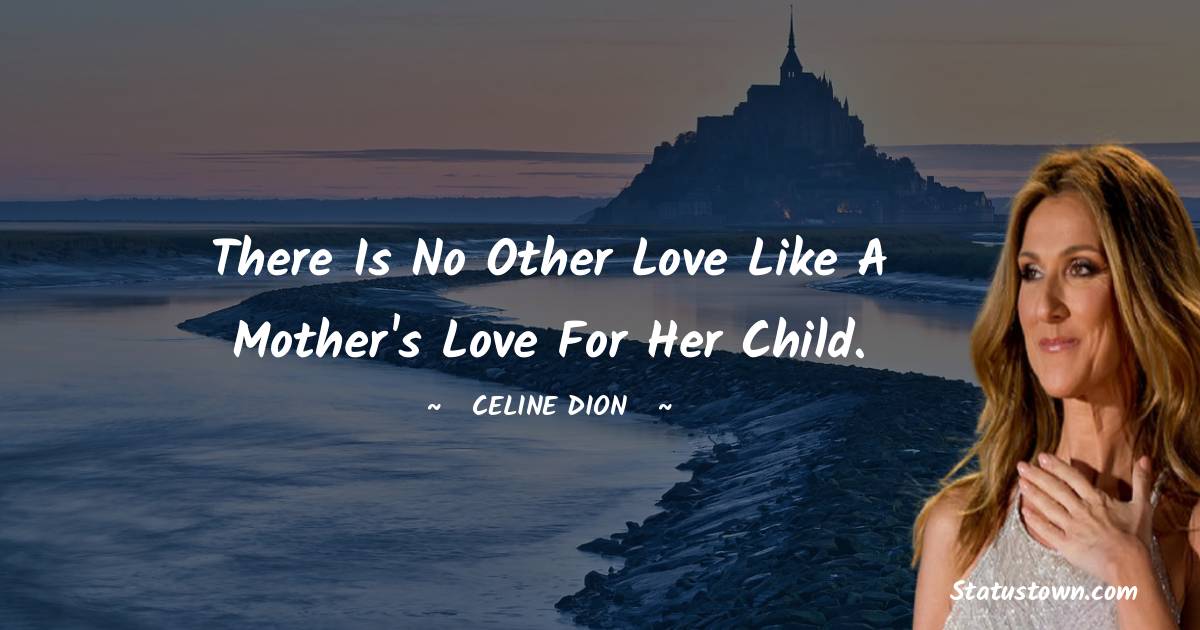 There is no other love like a mother's love for her child.