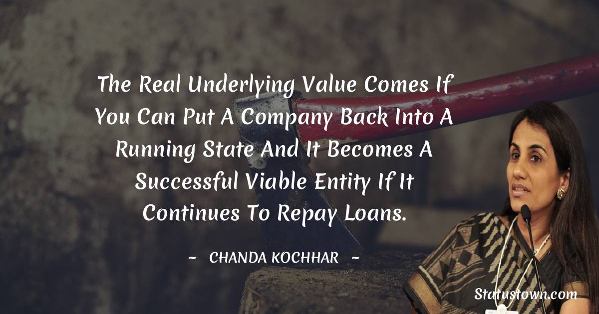 Unique Chanda Kochhar Thoughts