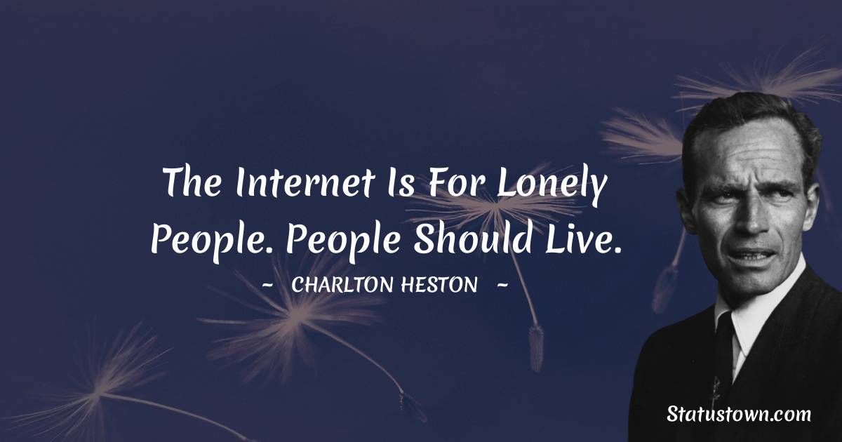 Charlton Heston Thoughts