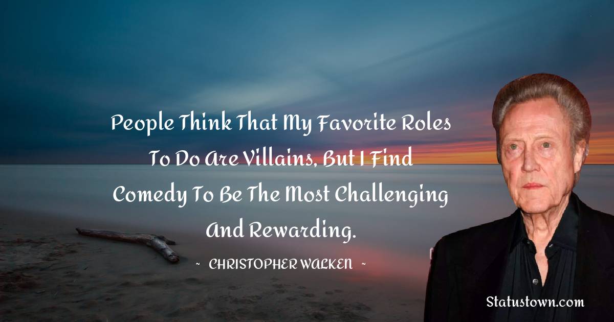 Simple Christopher Walken Messages