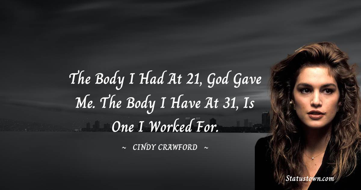 Cindy Crawford Status