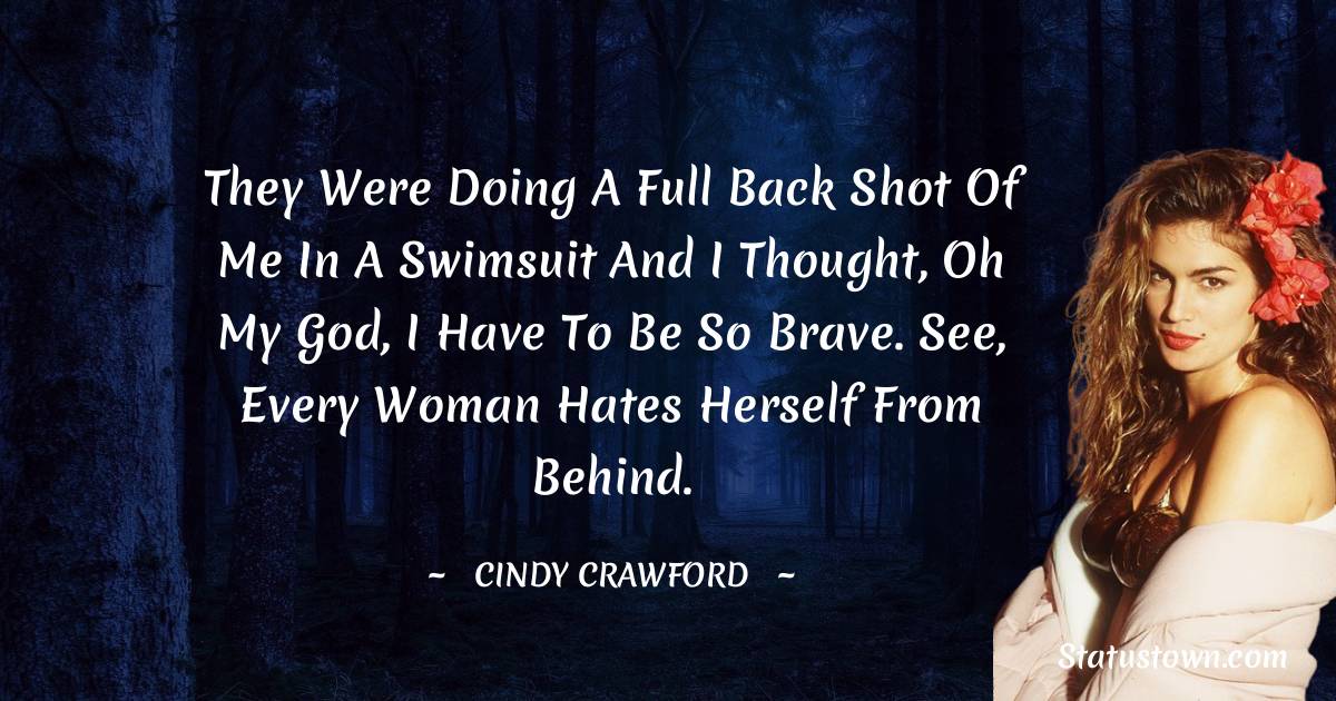Cindy Crawford Positive Thoughts