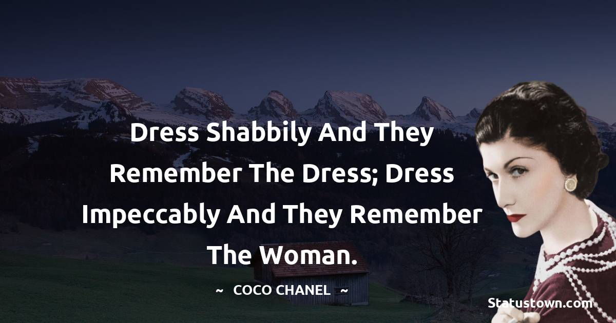 Coco Chanel Quotes images