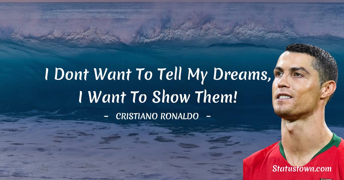 Cristiano Ronaldo Thoughts
