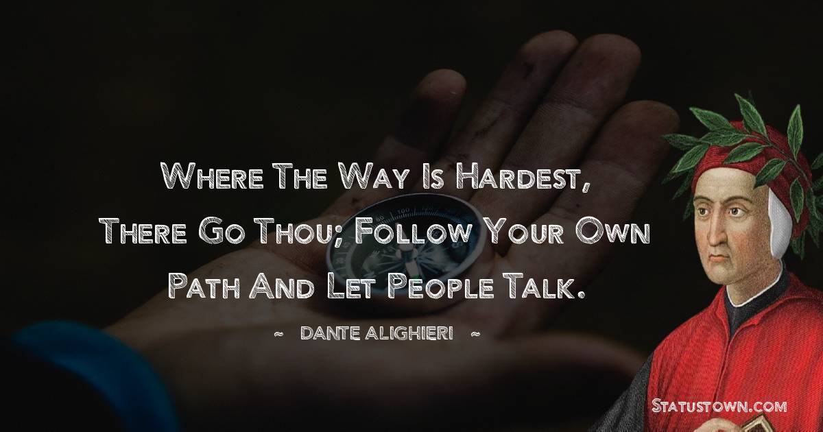 Dante Alighieri Short Quotes
