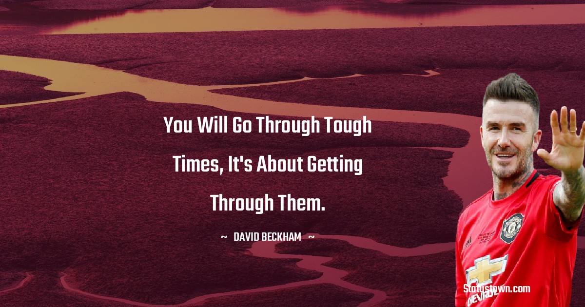David Beckham Unique Quotes