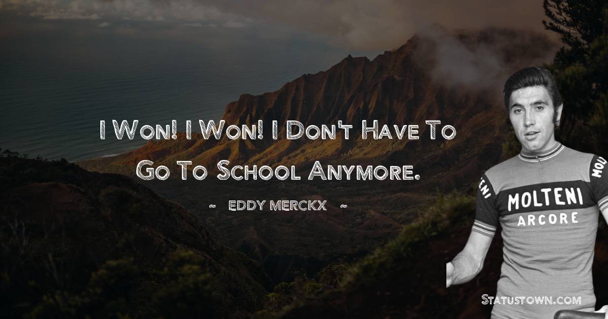 Eddy Merckx Motivational Quotes