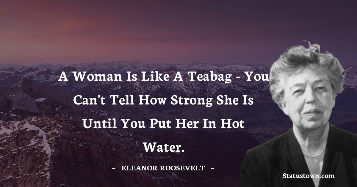 Eleanor Roosevelt Thoughts