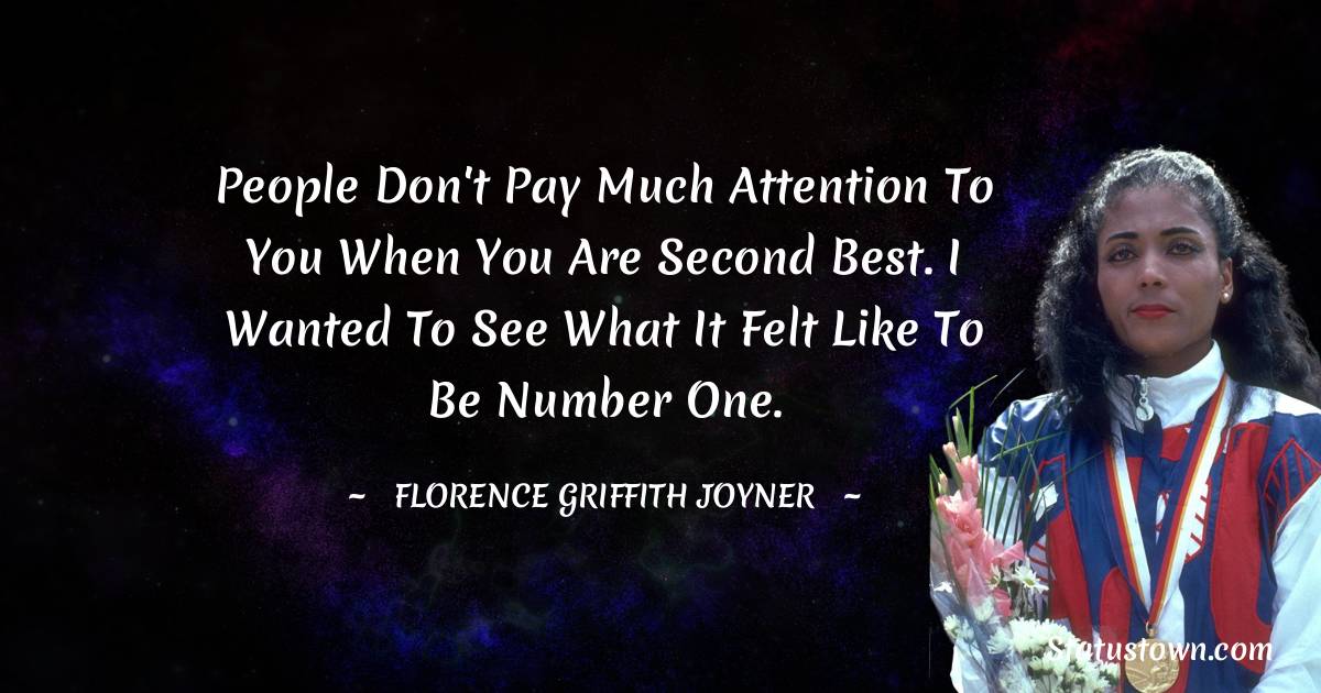 Florence Griffith-Joyner Positive Thoughts
