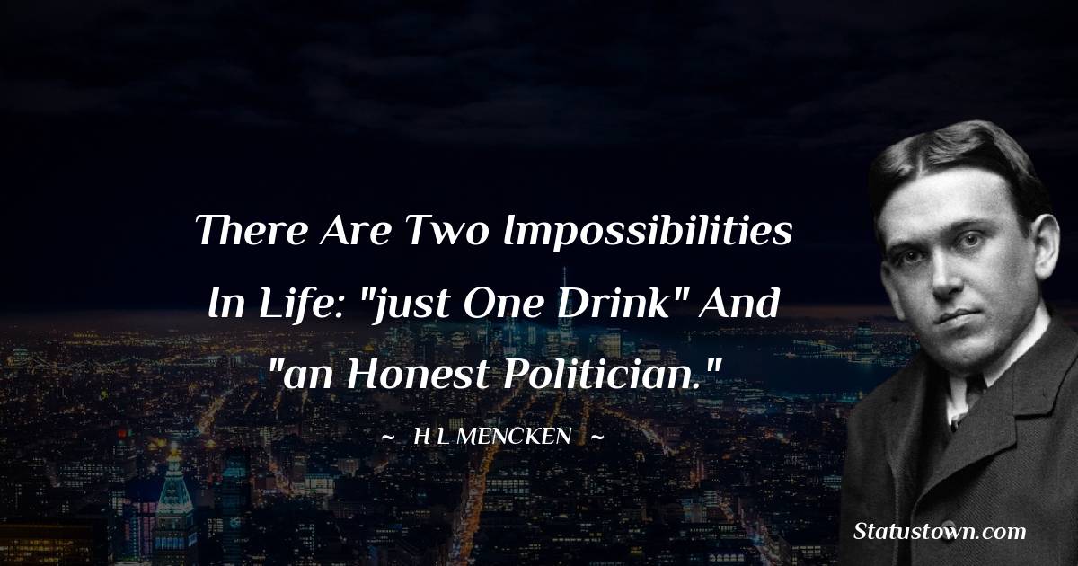 H. L. Mencken Quotes images