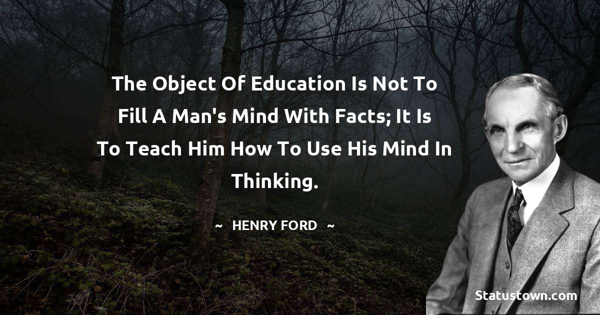 Henry Ford  Short Quotes