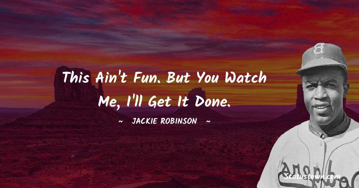 Jackie Robinson Status